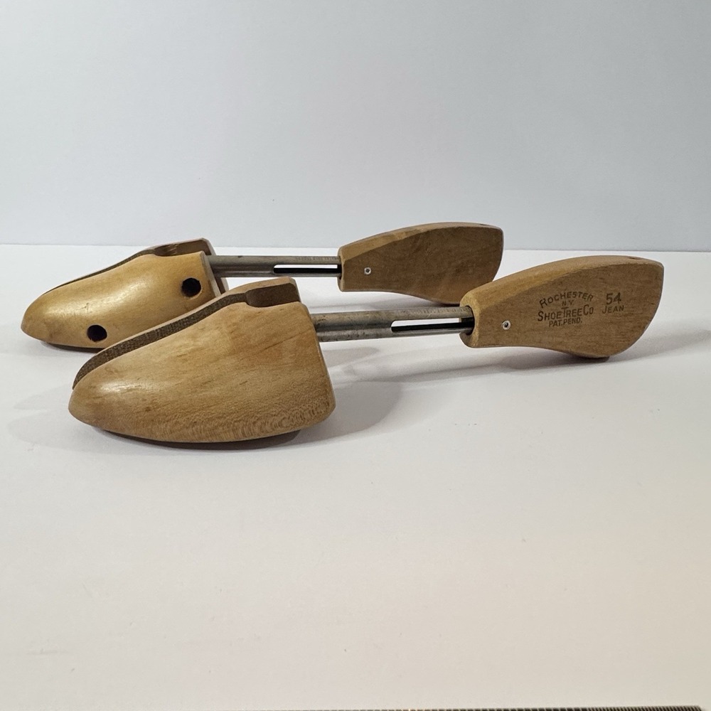 Vintage Rochester Shoe Tree Co #54‎ Wood & Metal Shoe Stretcher